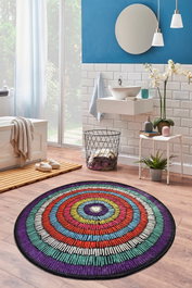 Mijölnir Alfombrilla de baño Bubble (140) Multicolor